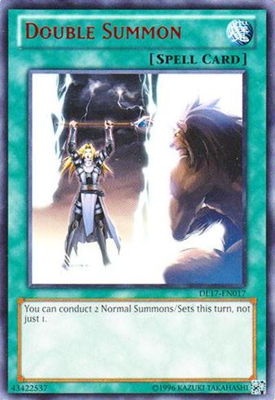 Double Summon (Blue) [DL17-EN017] Rare | Card Merchant Takapuna