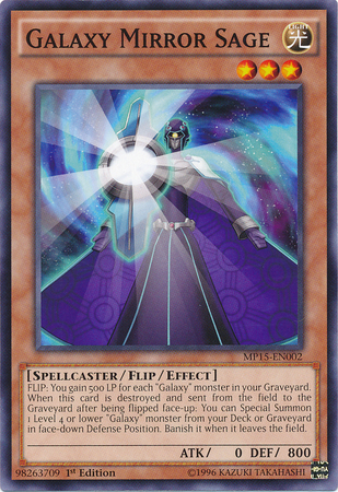 Galaxy Mirror Sage [MP15-EN002] Common | Card Merchant Takapuna