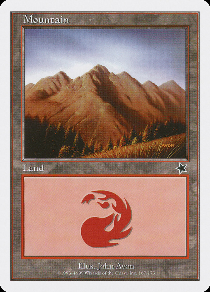 Mountain (167) [Starter 1999] | Card Merchant Takapuna