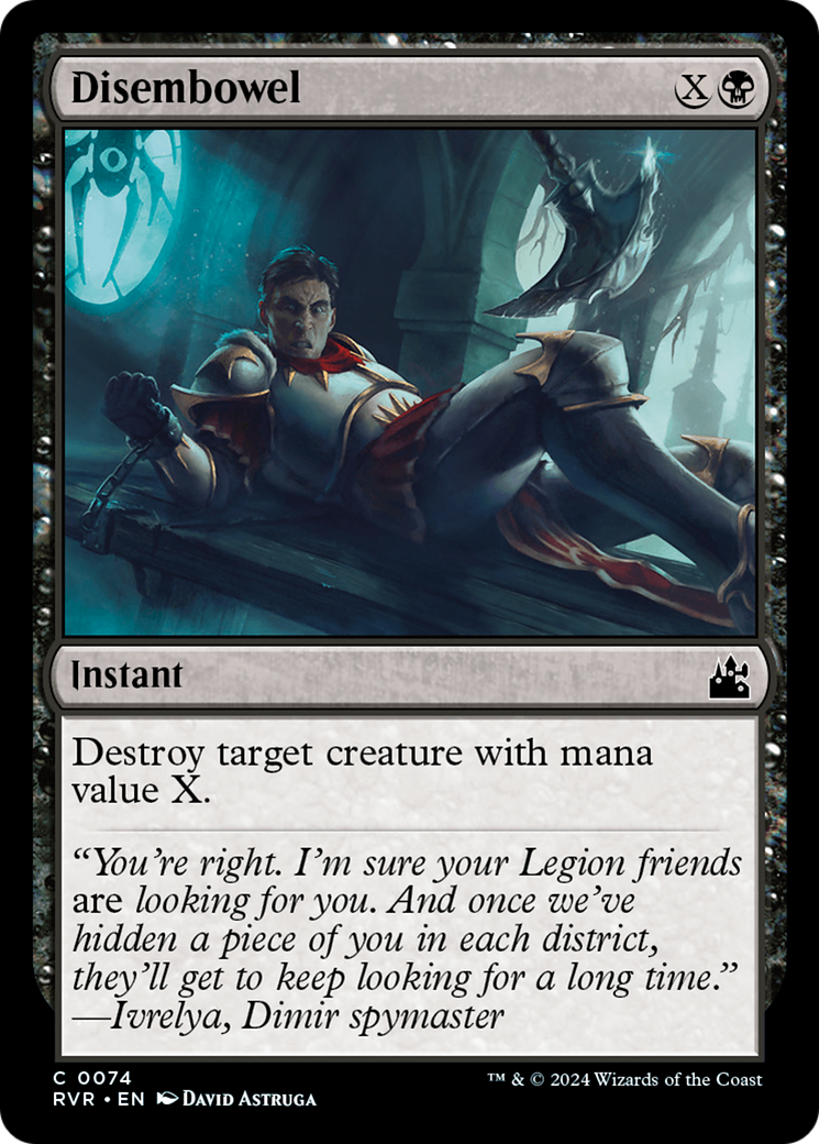 Disembowel [Ravnica Remastered] | Card Merchant Takapuna