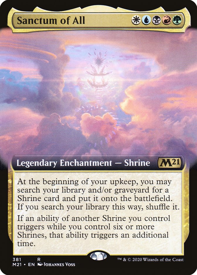 Sanctum of All (Extended Art) [Core Set 2021] | Card Merchant Takapuna