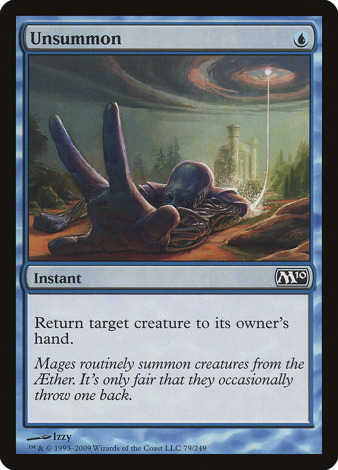 Unsummon [Magic 2010] | Card Merchant Takapuna