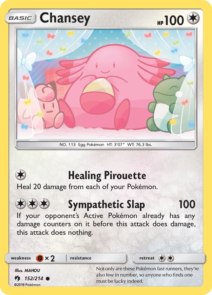 Chansey (152/214) [Sun & Moon: Lost Thunder] | Card Merchant Takapuna