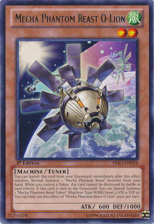 Mecha Phantom Beast O-Lion [PRIO-EN026] Rare | Card Merchant Takapuna