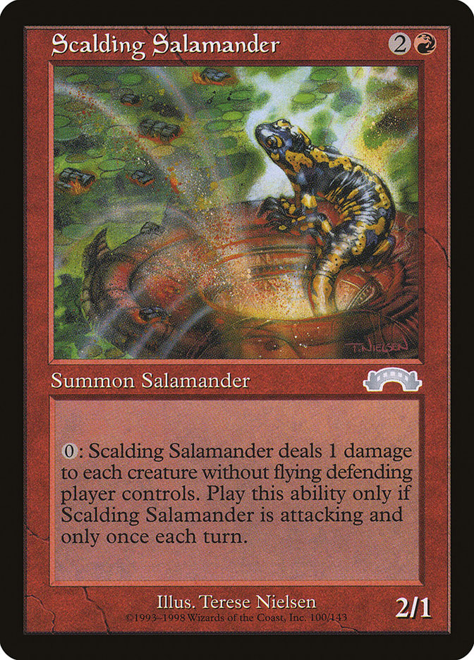 Scalding Salamander [Exodus] | Card Merchant Takapuna