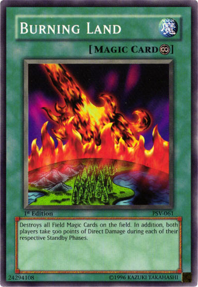 Burning Land [PSV-061] Common | Card Merchant Takapuna