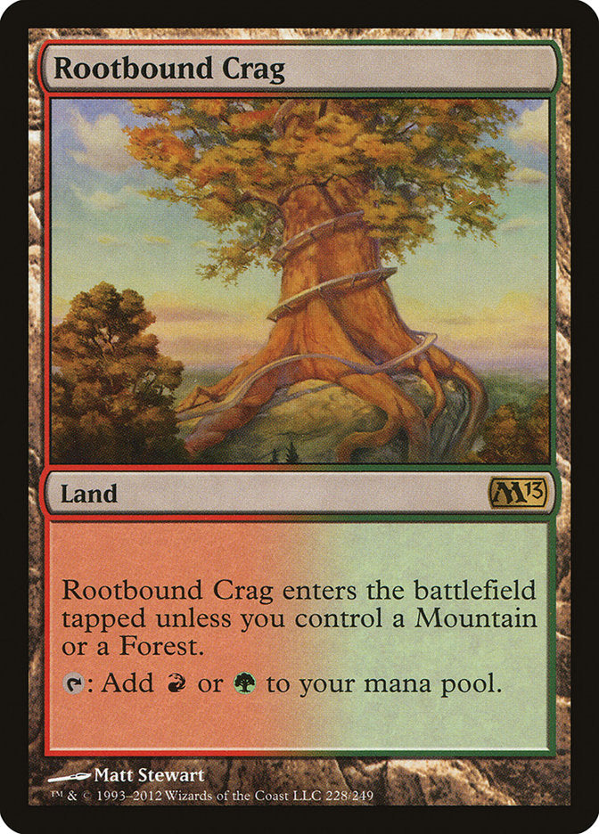 Rootbound Crag [Magic 2013] | Card Merchant Takapuna