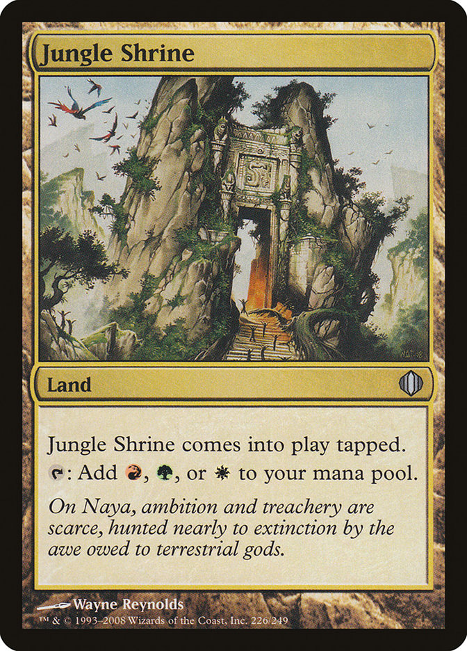 Jungle Shrine [Shards of Alara] | Card Merchant Takapuna