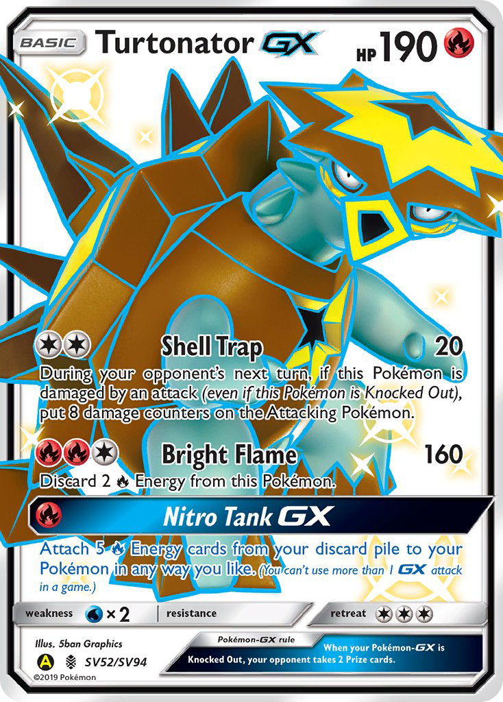 Turtonator GX (SV52/SV94) [Sun & Moon: Hidden Fates - Shiny Vault] | Card Merchant Takapuna