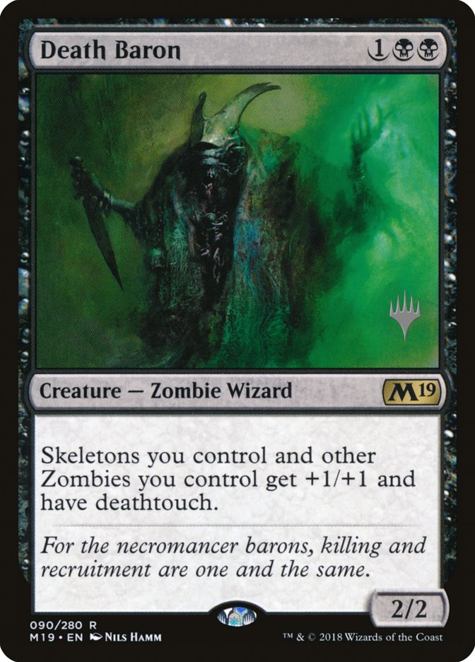 Death Baron (Promo Pack) [Core Set 2019 Promos] | Card Merchant Takapuna