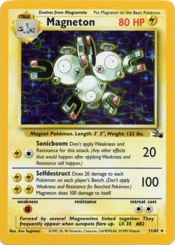 Magneton (11/62) [Fossil Unlimited] | Card Merchant Takapuna