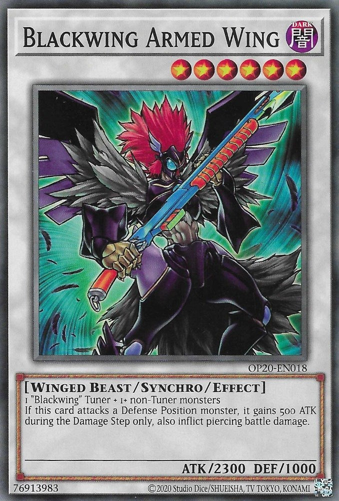 Blackwing Armed Wing [OP20-EN018] Common | Card Merchant Takapuna