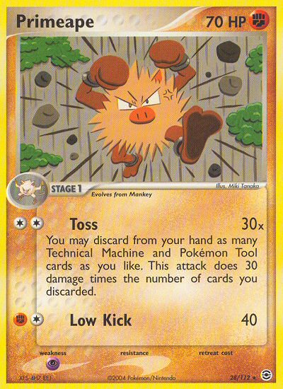 Primeape (28/112) [EX: FireRed & LeafGreen] | Card Merchant Takapuna