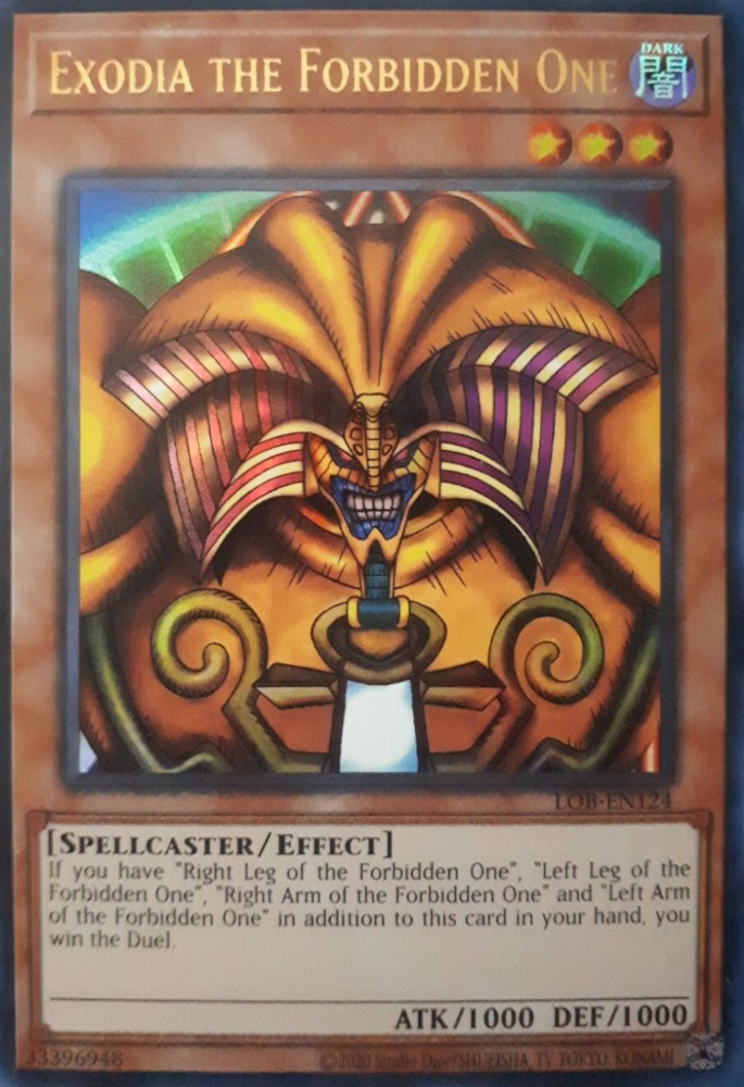 Exodia the Forbidden One (25th Anniversary) [LOB-EN124] Ultra Rare | Card Merchant Takapuna