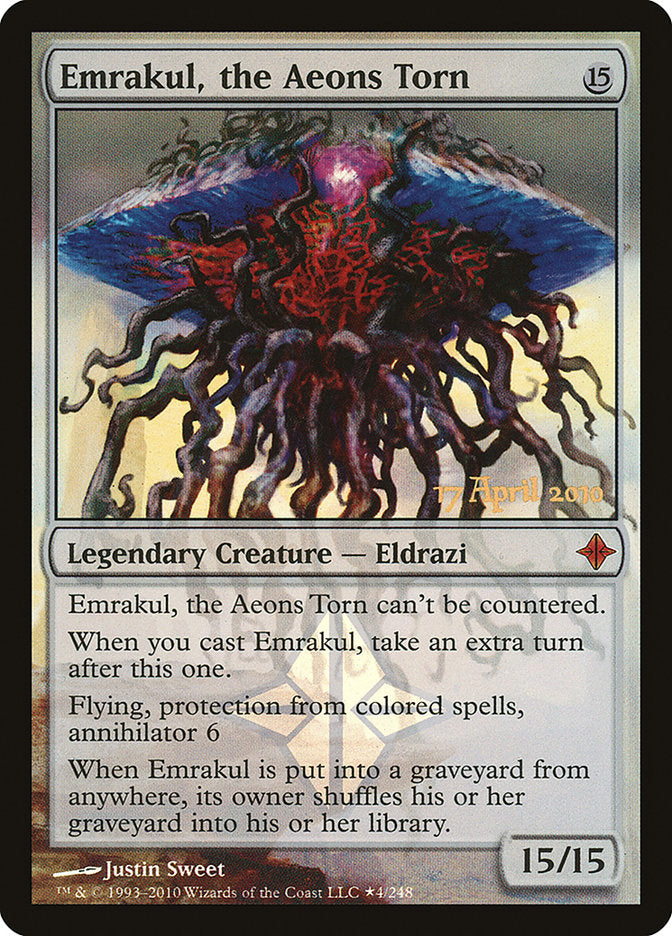 Emrakul, the Aeons Torn [Rise of the Eldrazi Prerelease Promos] | Card Merchant Takapuna