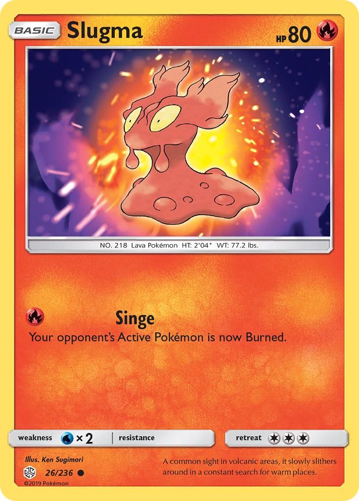 Slugma (26/236) [Sun & Moon: Cosmic Eclipse] | Card Merchant Takapuna