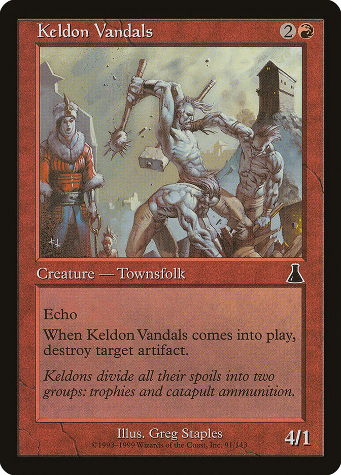 Keldon Vandals [Urza's Destiny] | Card Merchant Takapuna