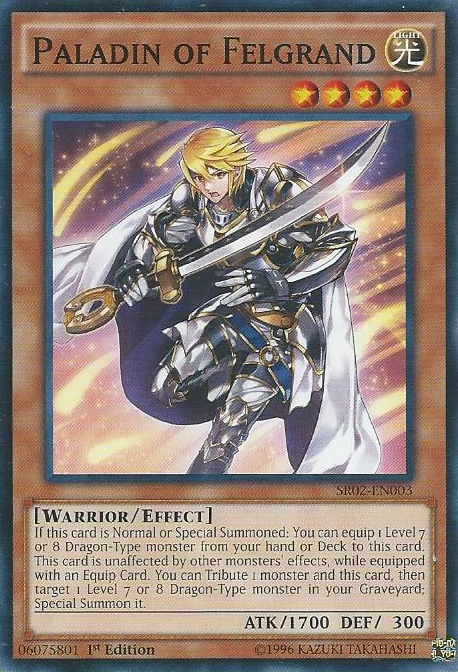 Paladin of Felgrand [SR02-EN003] Common | Card Merchant Takapuna