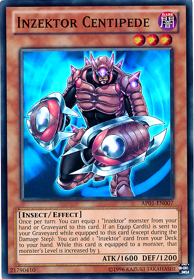 Inzektor Centipede [AP01-EN007] Super Rare | Card Merchant Takapuna