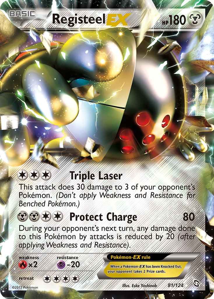 Registeel EX (81/124) [Black & White: Dragons Exalted] | Card Merchant Takapuna