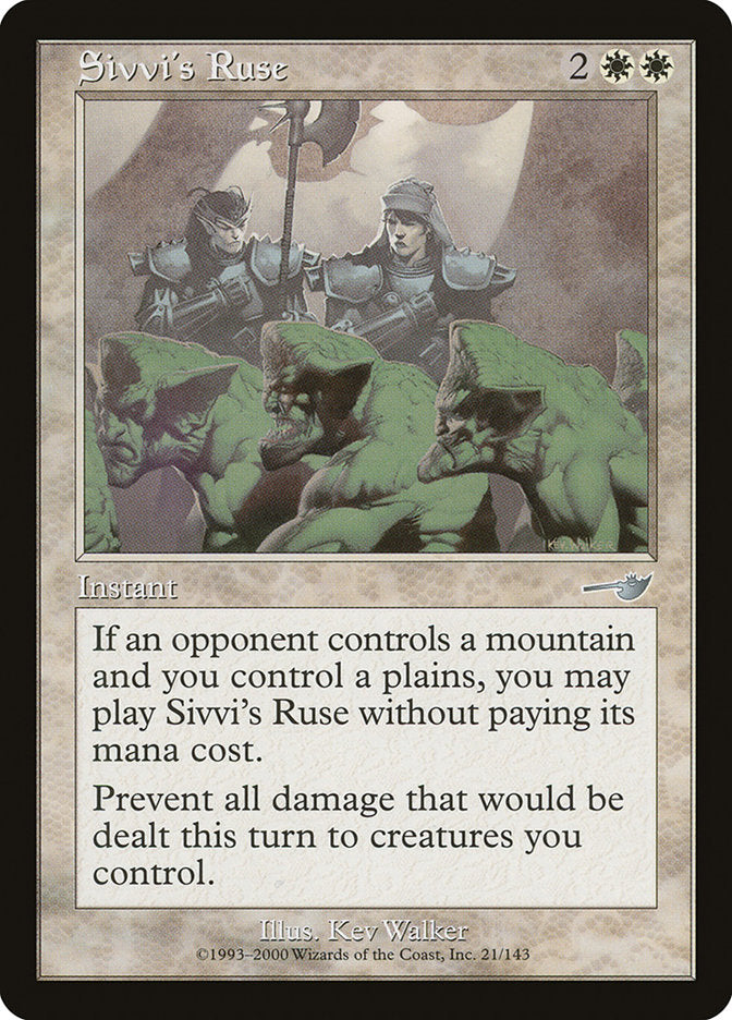 Sivvi's Ruse [Nemesis] | Card Merchant Takapuna