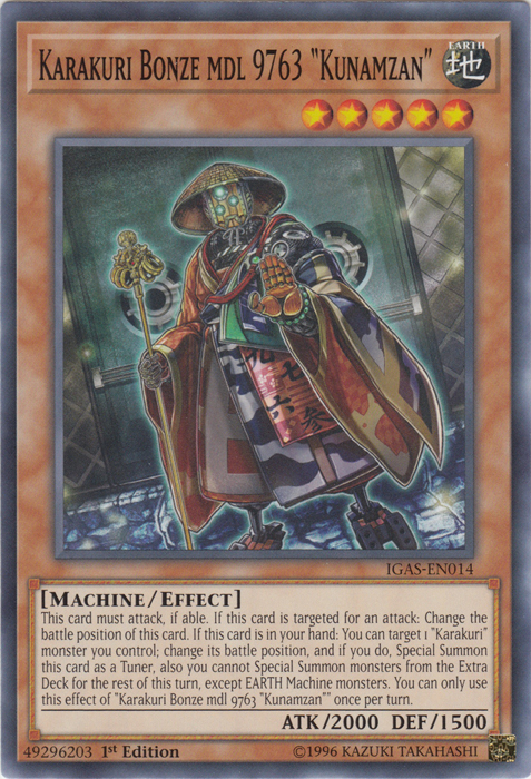 Karakuri Bonze mdl 9763 "Kunamzan" [IGAS-EN014] Common | Card Merchant Takapuna