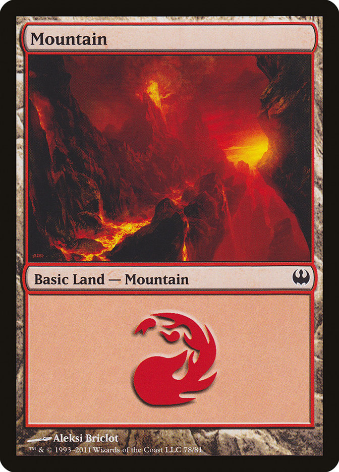 Mountain (78) [Duel Decks: Knights vs. Dragons] | Card Merchant Takapuna