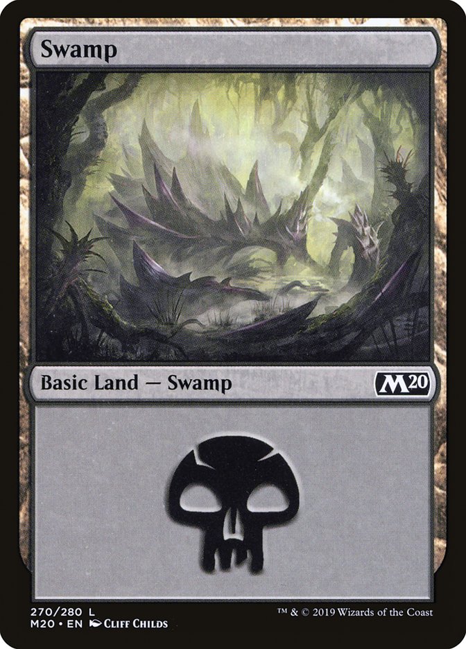 Swamp (270) [Core Set 2020] | Card Merchant Takapuna