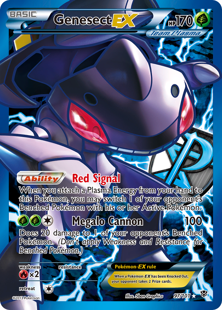 Genesect EX (97/101) [Black & White: Plasma Blast] | Card Merchant Takapuna