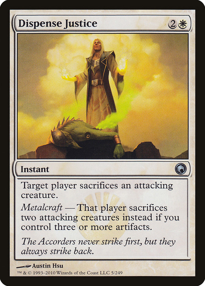 Dispense Justice [Scars of Mirrodin] | Card Merchant Takapuna