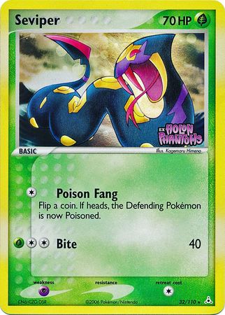 Seviper (32/110) (Stamped) [EX: Holon Phantoms] | Card Merchant Takapuna