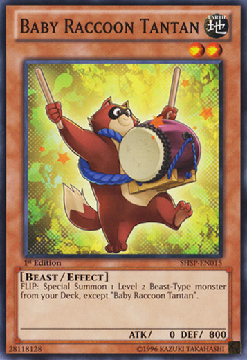 Baby Raccoon Tantan [SHSP-EN015] Common | Card Merchant Takapuna