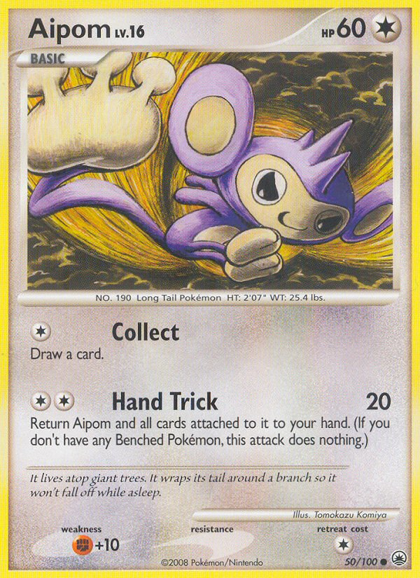 Aipom (50/100) [Diamond & Pearl: Majestic Dawn] | Card Merchant Takapuna