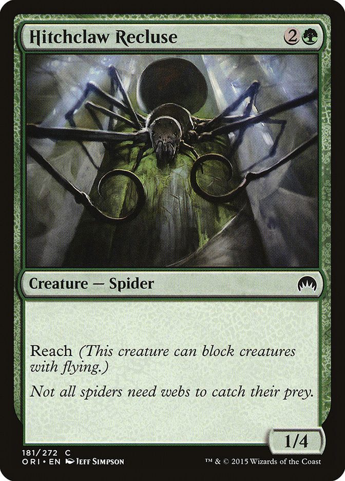 Hitchclaw Recluse [Magic Origins] | Card Merchant Takapuna