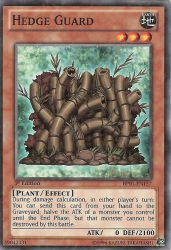 Hedge Guard [BP01-EN157] Starfoil Rare | Card Merchant Takapuna