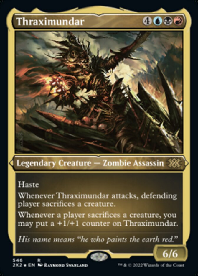 Thraximundar (Foil Etched) [Double Masters 2022] | Card Merchant Takapuna