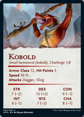 Kobold Art Card [Dungeons & Dragons: Adventures in the Forgotten Realms Art Series] | Card Merchant Takapuna