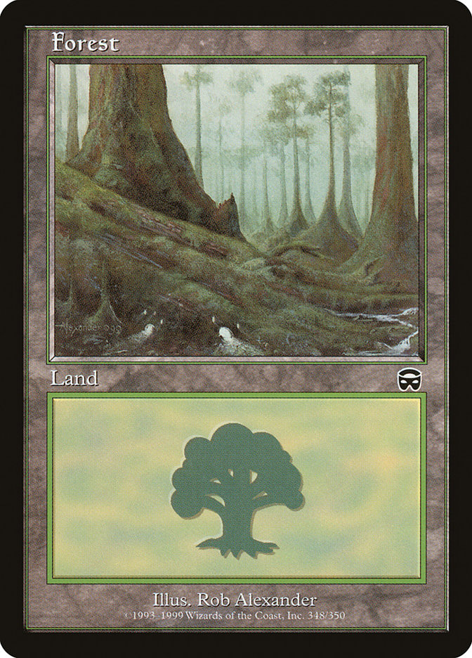 Forest (348) [Mercadian Masques] | Card Merchant Takapuna