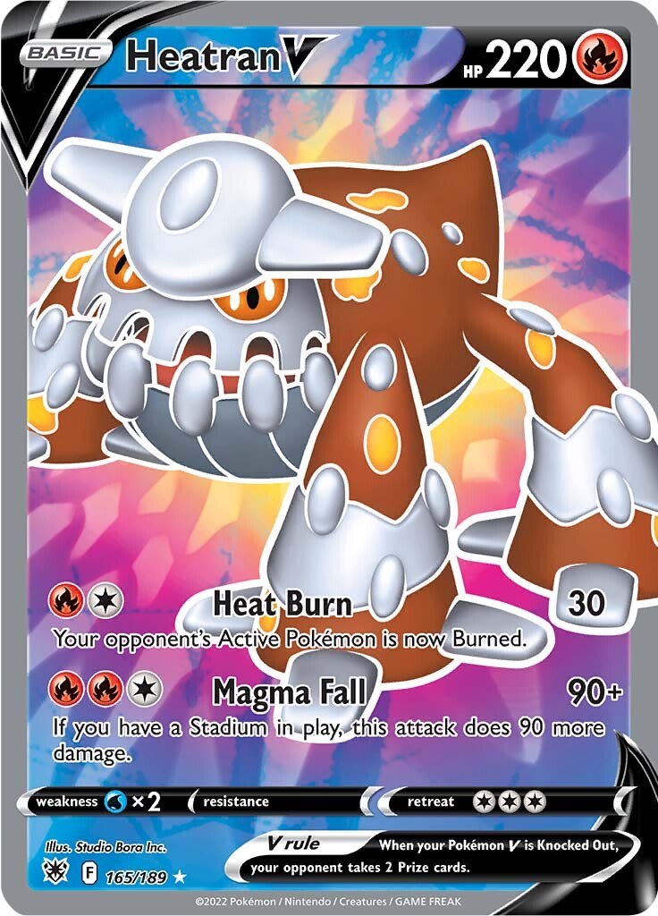 Heatran V (165/189) [Sword & Shield: Astral Radiance] | Card Merchant Takapuna