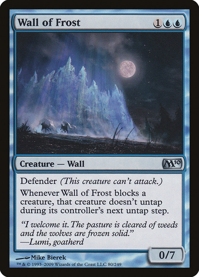 Wall of Frost [Magic 2010] | Card Merchant Takapuna