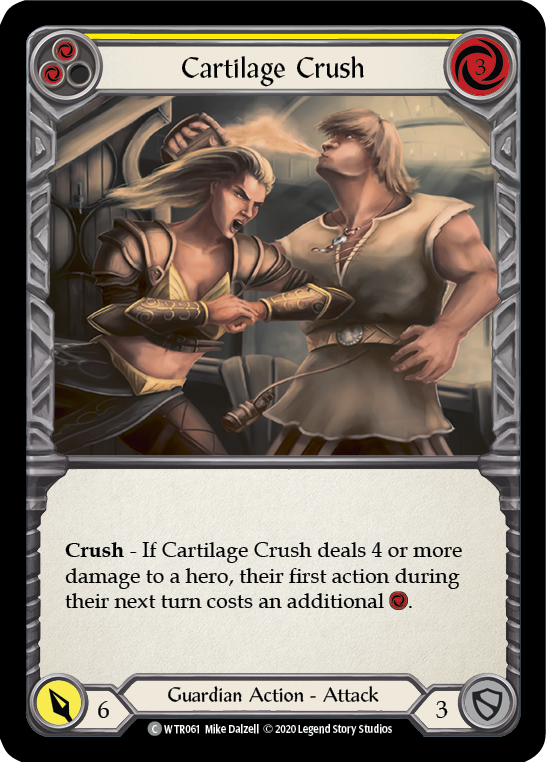 Cartilage Crush (Yellow) [U-WTR061] (Welcome to Rathe Unlimited)  Unlimited Normal | Card Merchant Takapuna