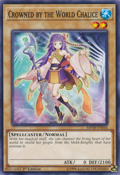 Crowned by the World Chalice [MP18-EN044] Common | Card Merchant Takapuna