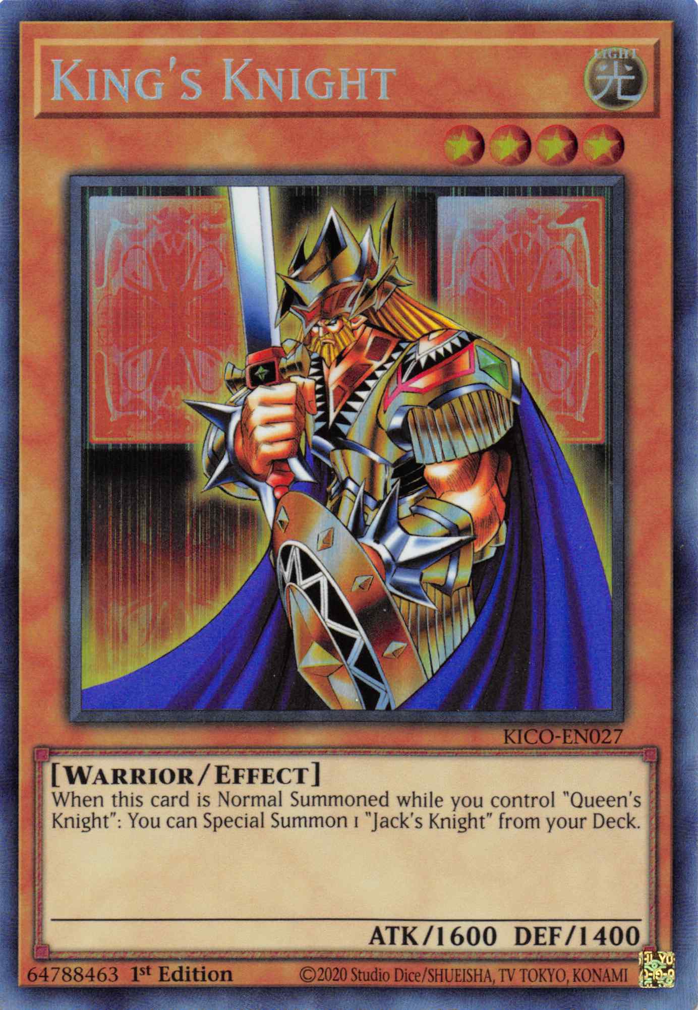 King's Knight (Collector's Rare) [KICO-EN027] Collector's Rare | Card Merchant Takapuna