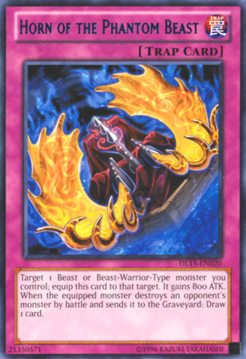 Horn of the Phantom Beast (Blue) [DL15-EN020] Rare | Card Merchant Takapuna