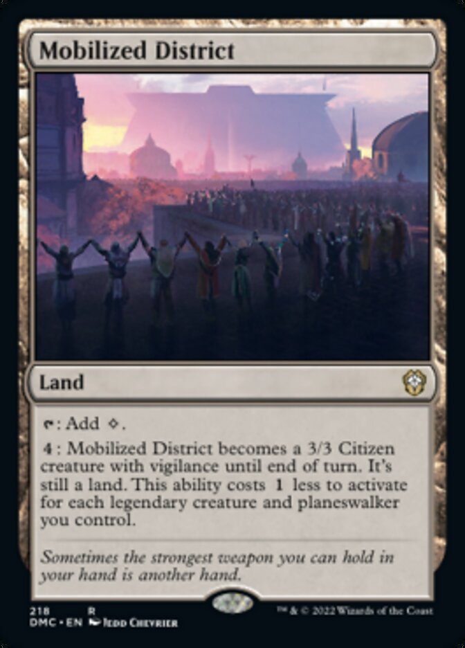 Mobilized District [Dominaria United Commander] | Card Merchant Takapuna