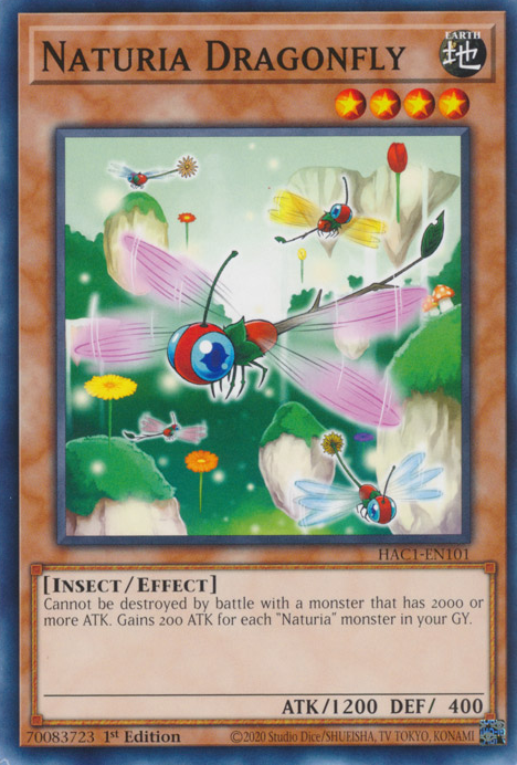 Naturia Dragonfly [HAC1-EN101] Common | Card Merchant Takapuna