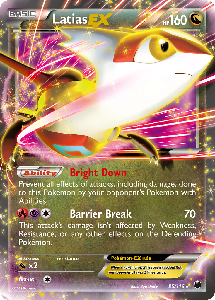 Latias EX (85/116) [Black & White: Plasma Freeze] | Card Merchant Takapuna