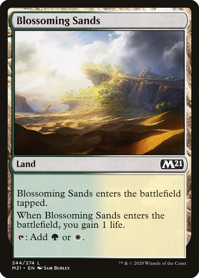 Blossoming Sands [Core Set 2021] | Card Merchant Takapuna