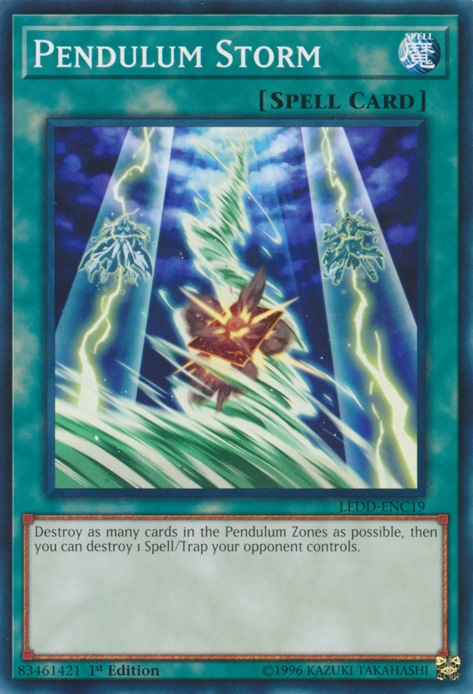 Pendulum Storm [LEDD-ENC19] Common | Card Merchant Takapuna