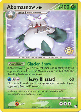 Abomasnow (19/123) [Countdown Calendar Promos] | Card Merchant Takapuna